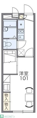レオパレス東豊田Iの物件間取画像